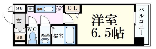 プレサンス京都二条京華の物件間取画像